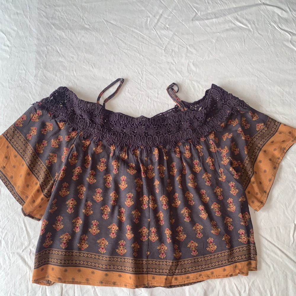 Off the shoulder shirt